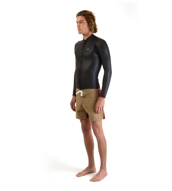 Gato Heroi L/S Jacket Black (Mens) Wetsuit - Wild Things