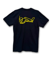 Greenough Airplane Tee Black/Yellow - Wild Things
