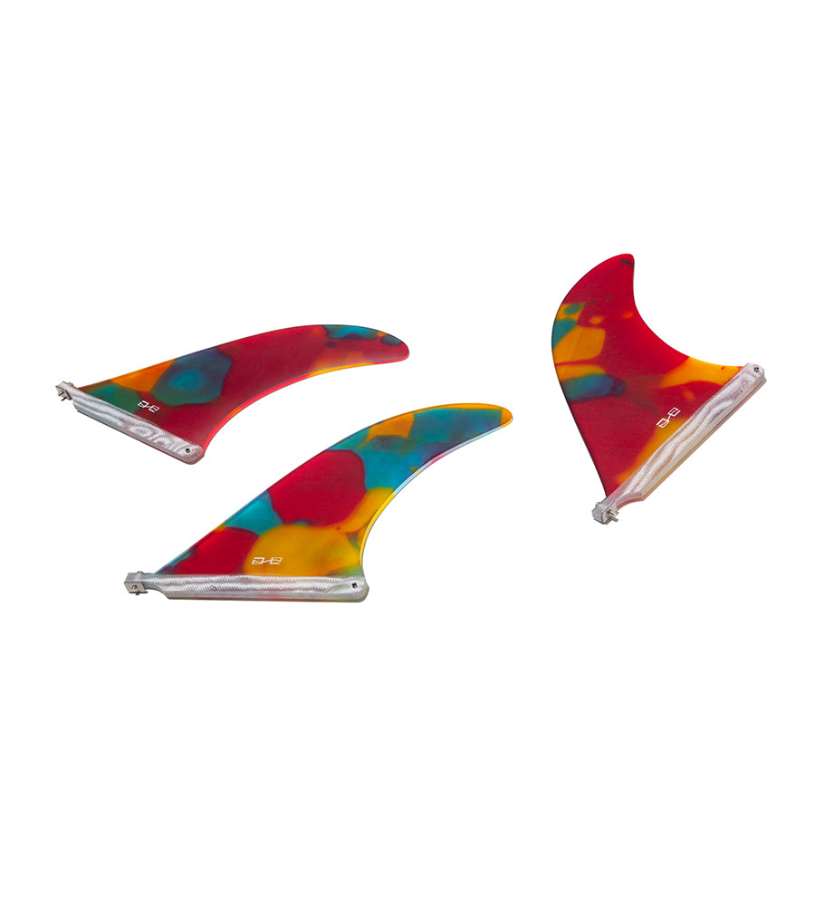 Gato Heroi B-Fin OG Creme Abstract 9.5 inch Fin - Wild Things
