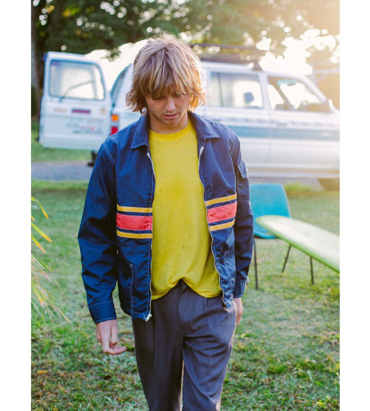 Birdwell Mens Competition Jacket Navy & Gold - Wild Things