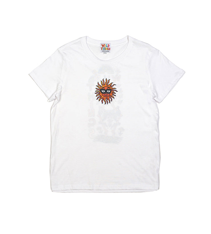 Brodie Sun Dance T-shirt White (Womens) - Wild Things