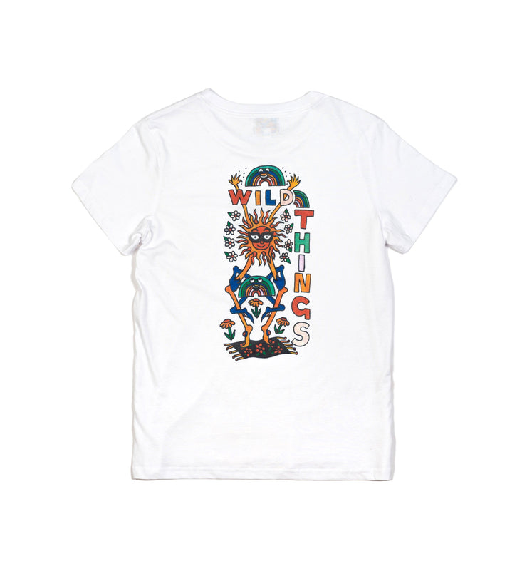 Brodie Sun Dance T-shirt White (Womens) - Wild Things