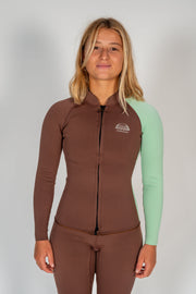 Front Zip Jacket Mint Slice - Wild Things