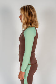 Front Zip Jacket Mint Slice - Wild Things