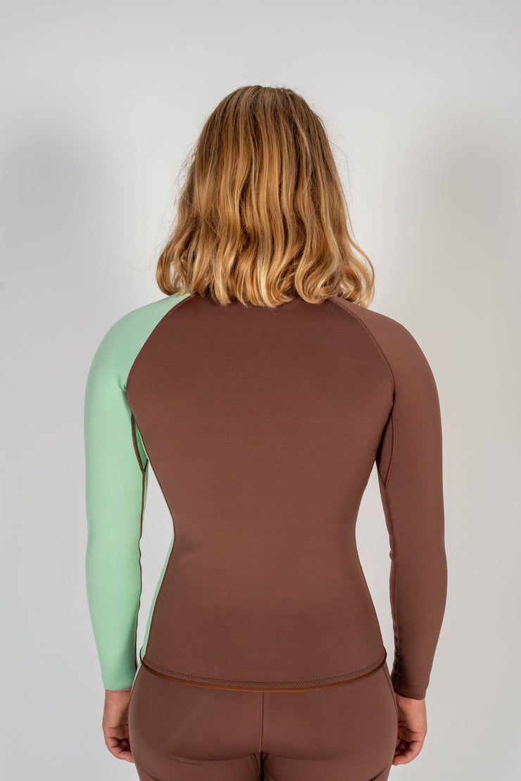 Front Zip Jacket Mint Slice - Wild Things