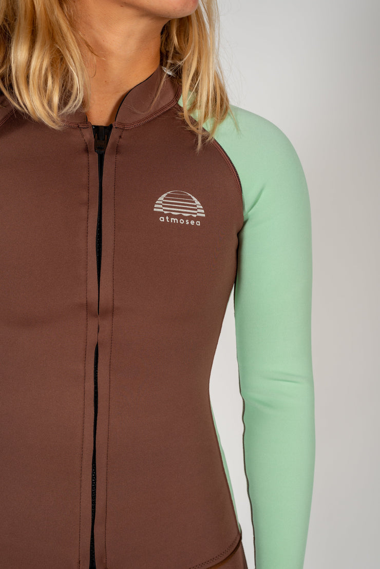 Front Zip Jacket Mint Slice - Wild Things