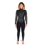 Full Suit Back Zip Black 3mm (Womens) - Wild Things