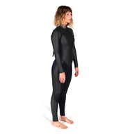Full Suit Back Zip Black 3mm (Womens) - Wild Things