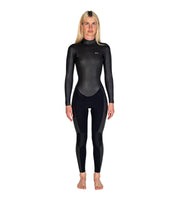 Full Suit Back Zip Black 3mm (Womens) - Wild Things