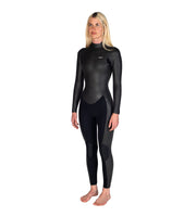 Full Suit Back Zip Black 3mm (Womens) - Wild Things