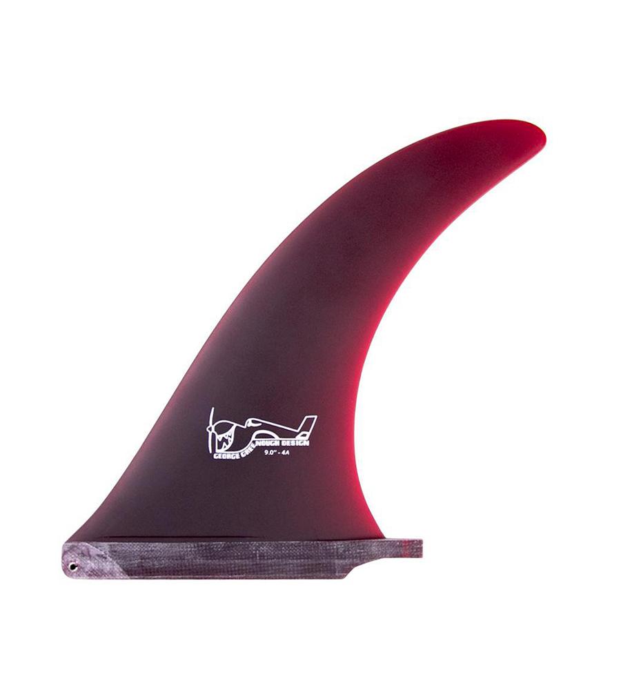 E GREENOUGH 4A　8.5\"  COLOR：Tint Red True Ames Greenough 4A Single Fin – Glide Surf Co