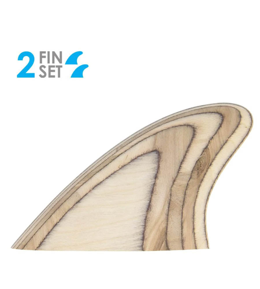 True Ames Hobie Fish Keel Marine Ply Twin Fins - Wild Things