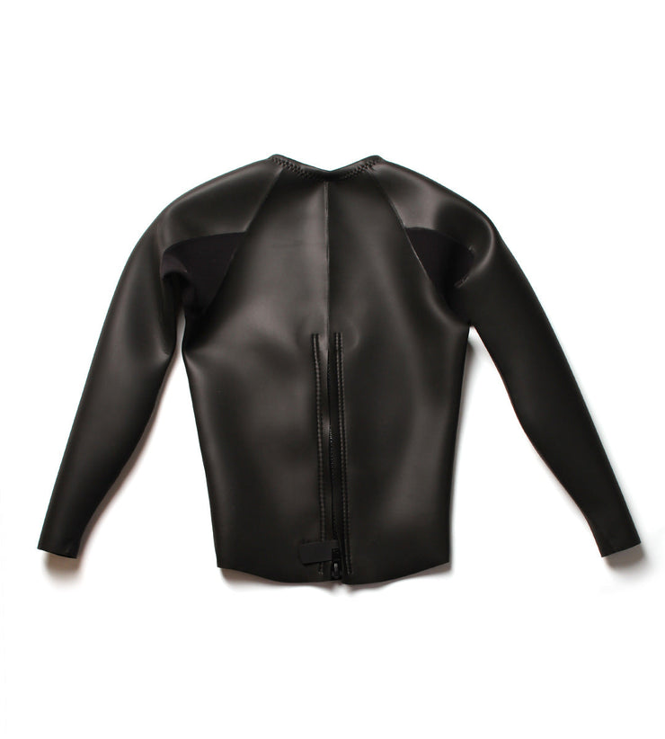 L/S Crew Vest Back Zip Black (Mens) - Wild Things