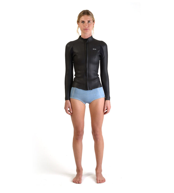 L/S Jacket Black (Womens) - Wild Things