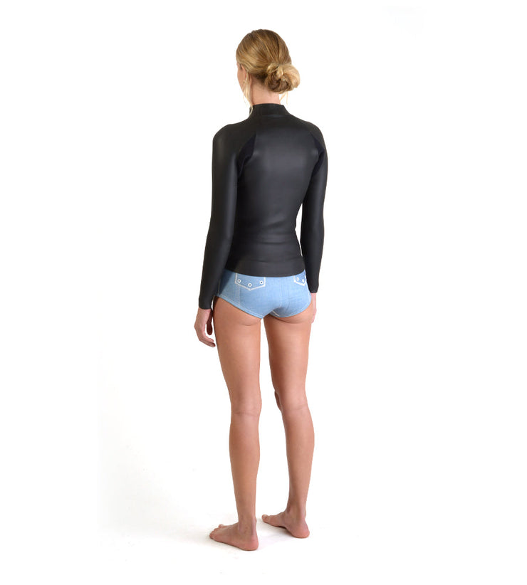 L/S Jacket Black (Womens) - Wild Things