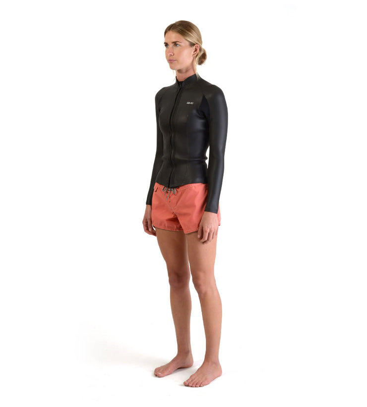 L/S Jacket Black (Womens) - Wild Things