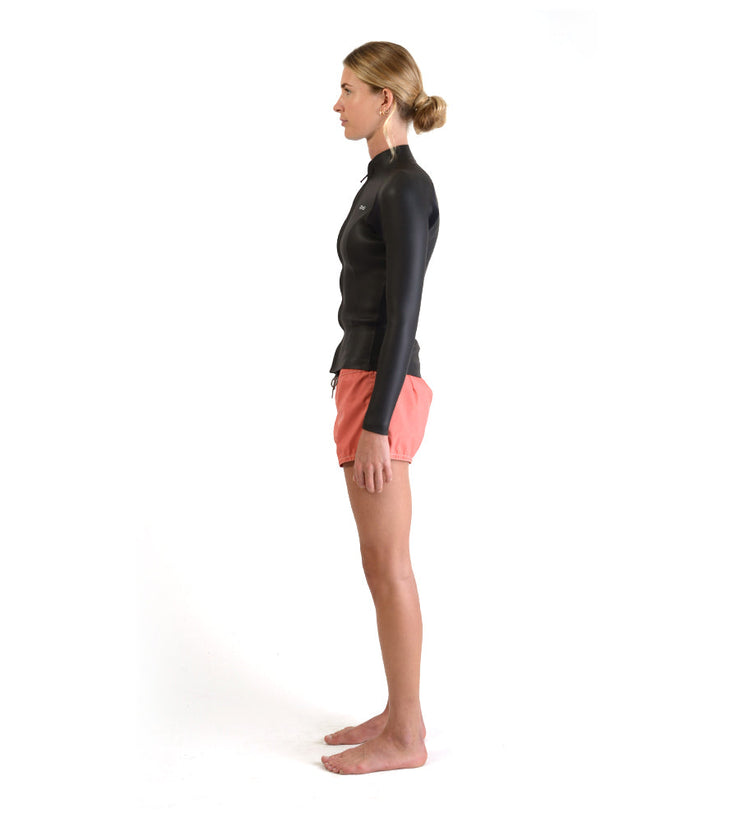 L/S Jacket Black (Womens) - Wild Things