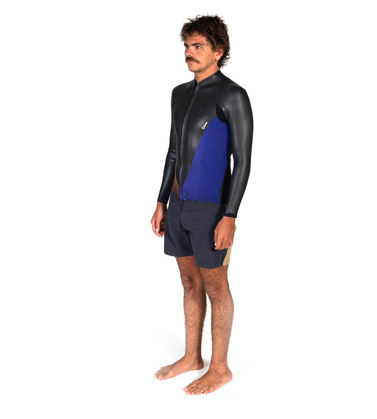 L/S Slice Jacket Brown/Purple (Mens) - Wild Things