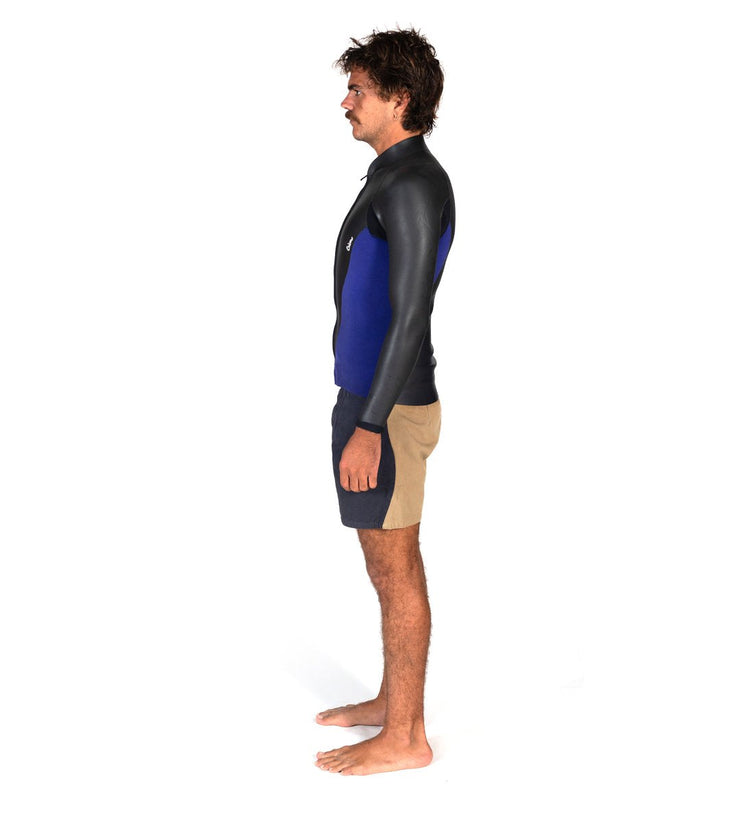 L/S Slice Jacket Brown/Purple (Mens) - Wild Things