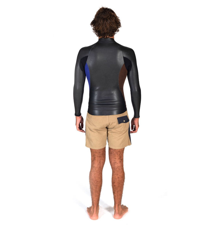 L/S Slice Jacket Brown/Purple (Mens) - Wild Things