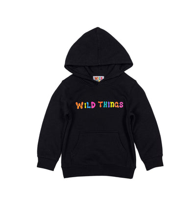 Ozzy Bubble Hoody Black (Youth) - Wild Things