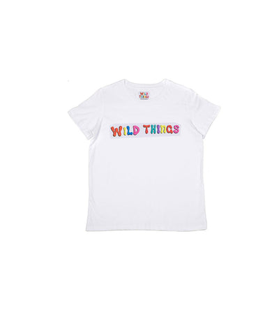 Ozzy Bubble T-shirt White (Youth) - Wild Things