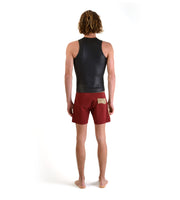 Sleeveless Front Zip Vest Black (Mens) - Wild Things