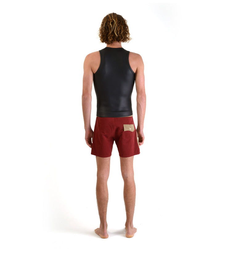 Sleeveless Front Zip Vest Black (Mens) - Wild Things
