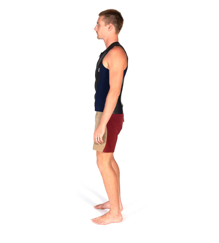 Sleeveless Slice Vest Black/Red (Mens) - Wild Things