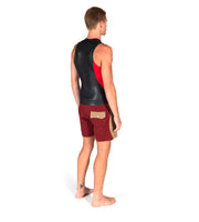Sleeveless Slice Vest Black/Red (Mens) - Wild Things