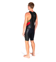 Slice Short John Olive/Red (Mens) - Wild Things