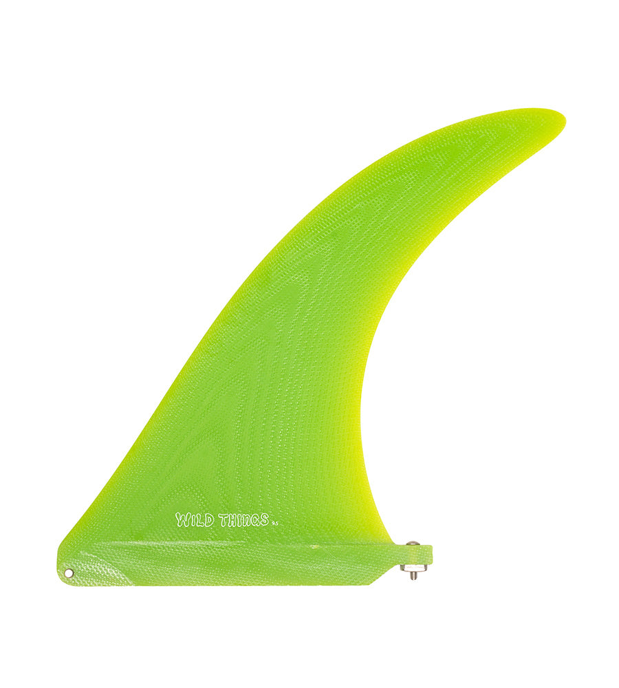 Speed Fin 9.5 (Lime) Single Fin - Wild Things