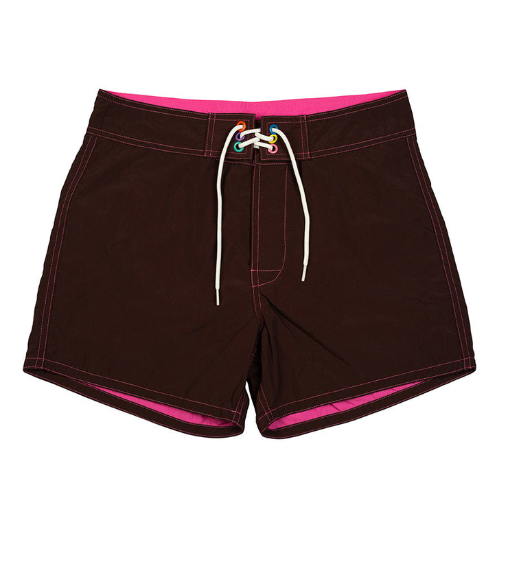 Surf Short 14" (Chocolate/Pink) - Wild Things