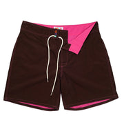 Surf Short 17" (Chocolate/Pink) - Wild Things