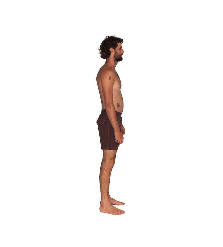 Surf Short 17" (Chocolate/Pink) - Wild Things