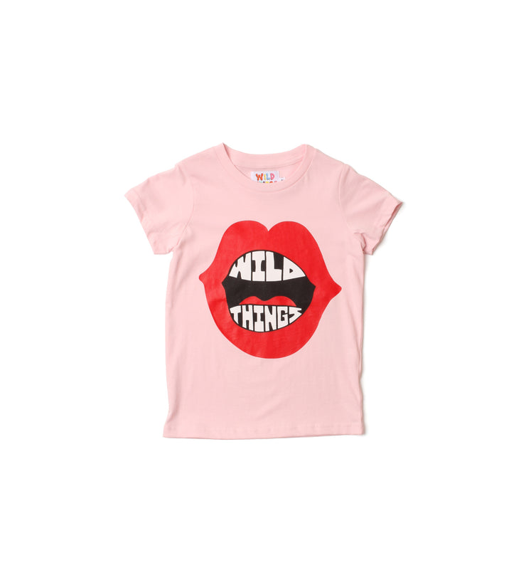 Paul McNeil Lips Tee Pink (Youth)